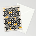Abstract Mid-Century Pattern Stationery Card Gallery Image 2