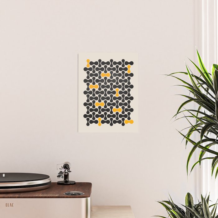 Abstract Mid-Century Pattern Poster Gallery Image 2