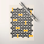 Abstract Mid-Century Pattern Wrapping Paper Gallery Image 1