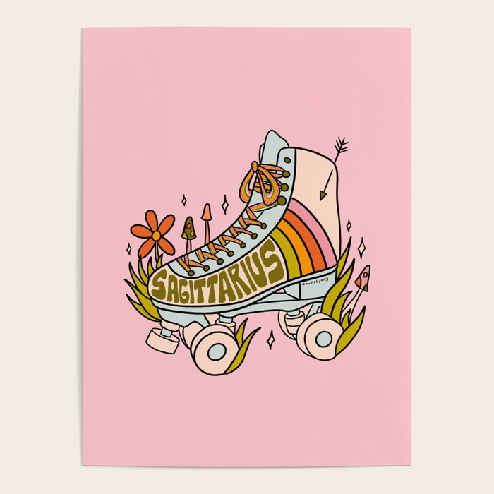 Sagittarius Roller Skate Poster Gallery Image 1