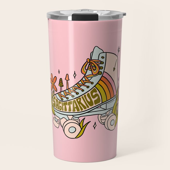 Sagittarius Roller Skate Travel Mug Gallery Image 1