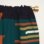 Midnight Blue Window Curtain Gallery Image 2