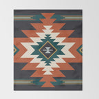 Midnight Blue Throw Blanket Gallery Image 2