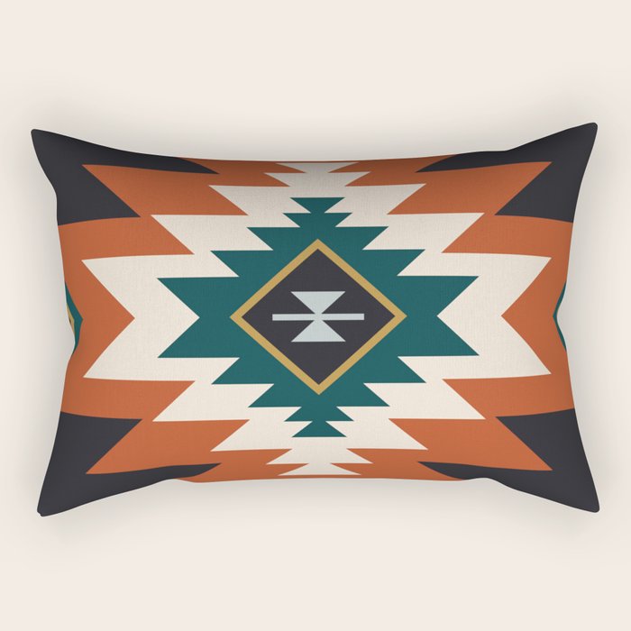 Midnight Blue Rectangular Pillow Gallery Image 1