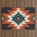 Midnight Blue Outdoor Rug Gallery Image 1