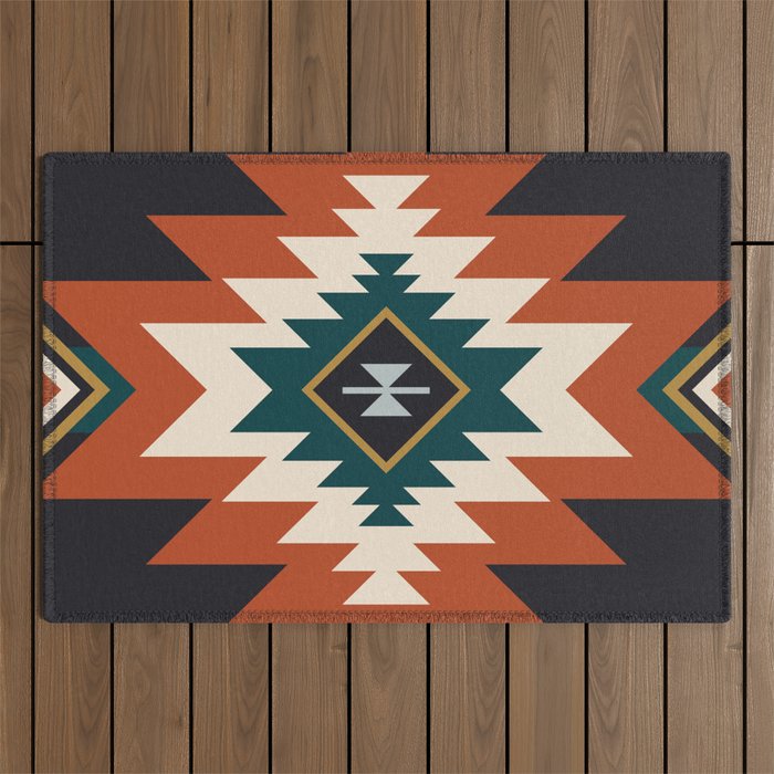 Midnight Blue Outdoor Rug Gallery Image 1