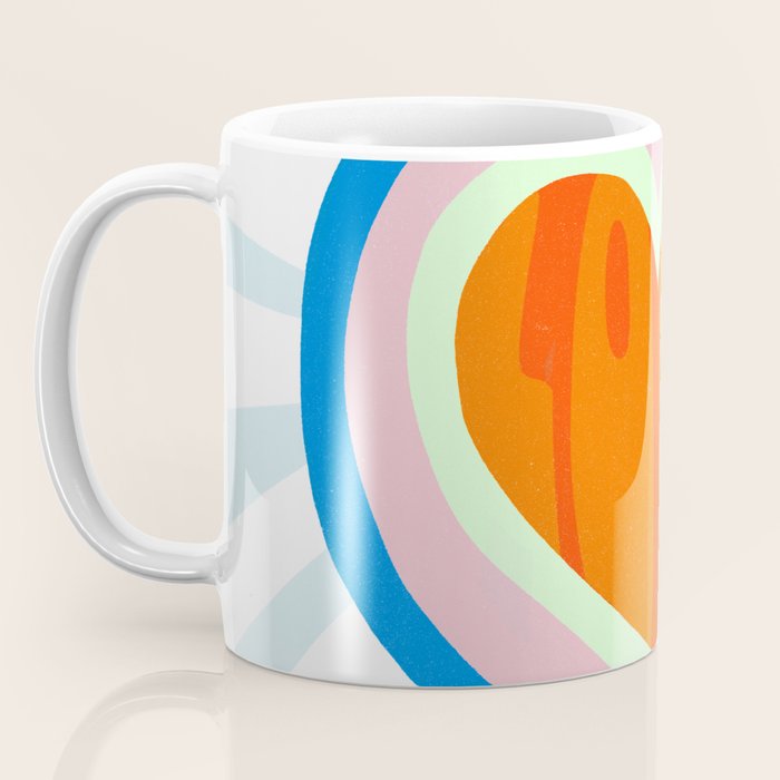 heart of love, orange Coffee Mug Gallery Image 3