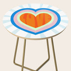 heart of love, orange Side Table Gallery Image 2