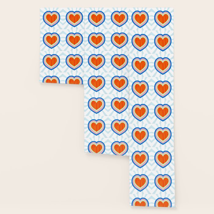 heart of love, orange Wallpaper Gallery Image 3