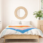 heart of love, orange Duvet Cover Gallery Image 3
