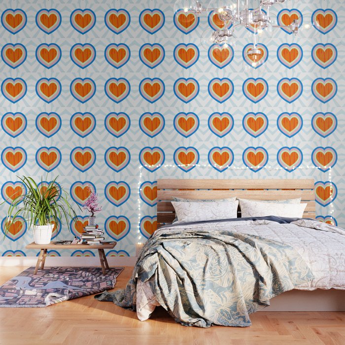 heart of love, orange Wallpaper Gallery Image 3