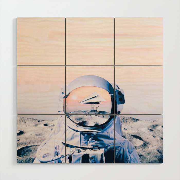 Space Voyage Wood Wall Art Gallery Image 1