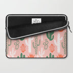 Cactus plant doodle art pattern Laptop Sleeve Gallery Image 2