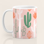 Cactus plant doodle art pattern Coffee Mug Gallery Image 3