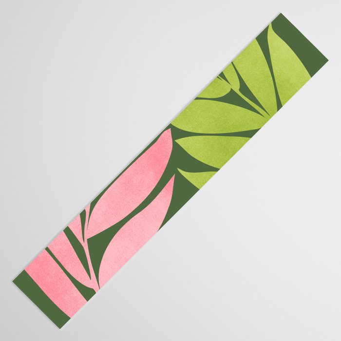 Spring Flora / Pink and Green Palette Table Runner Gallery Image 3