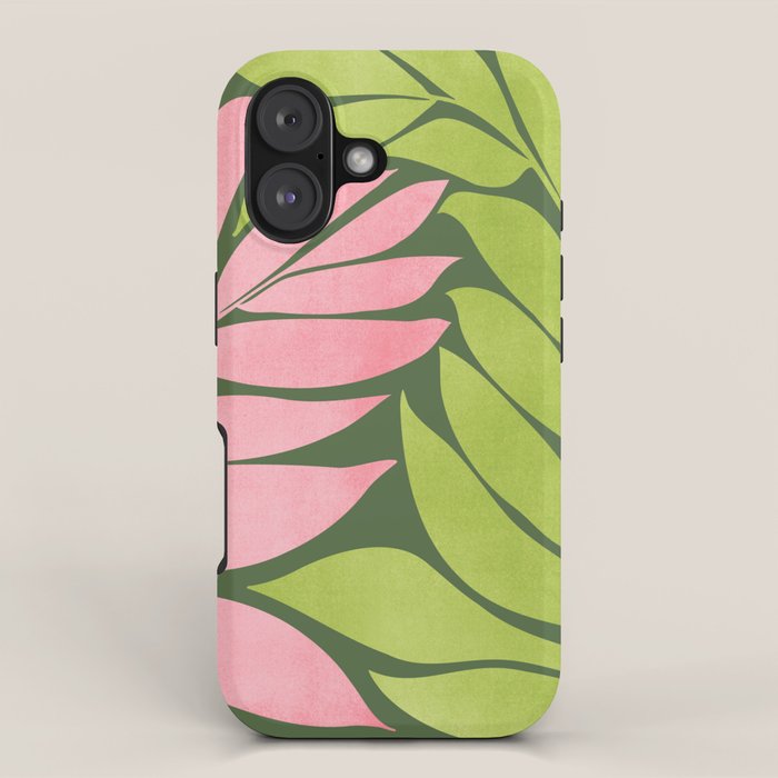 Spring Flora / Pink and Green Palette iPhone Case Gallery Image 1