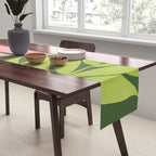 Spring Flora / Pink and Green Palette Table Runner Gallery Image 2