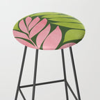 Spring Flora / Pink and Green Palette Stool Gallery Image 2