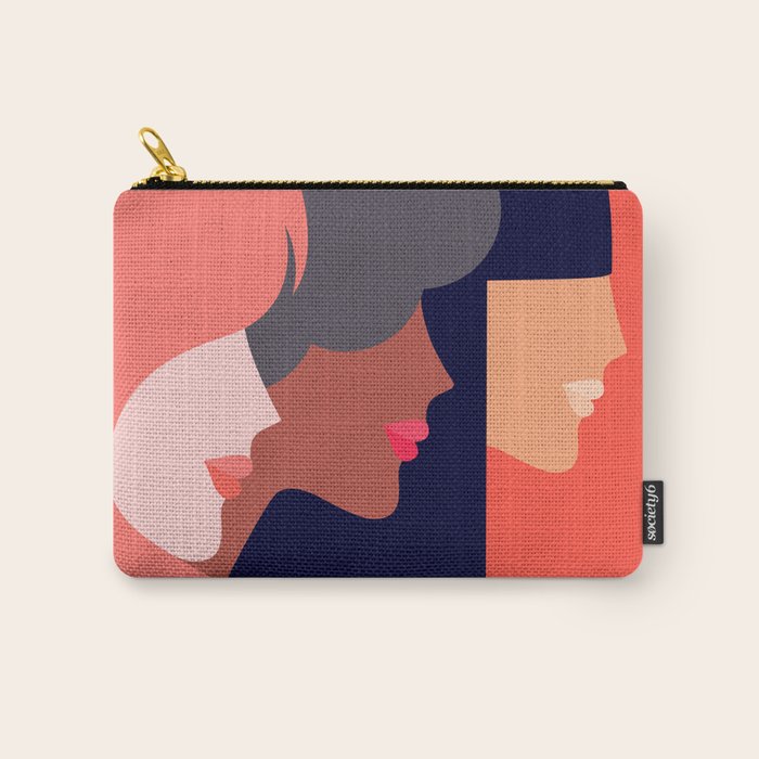 Together, we can  #girlpower Carry All Pouch Gallery Image 1
