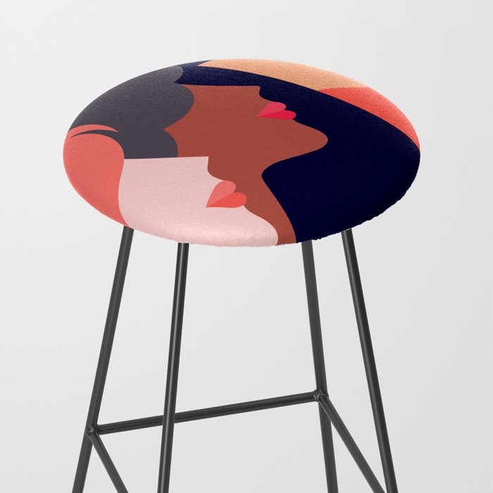Together, we can  #girlpower Stool Gallery Image 2