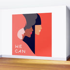 Together, we can  #girlpower Wall Mural Gallery Image 2