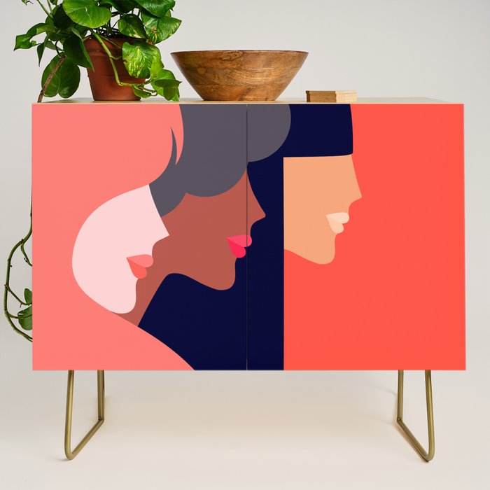 Together, we can  #girlpower Credenza Gallery Image 1