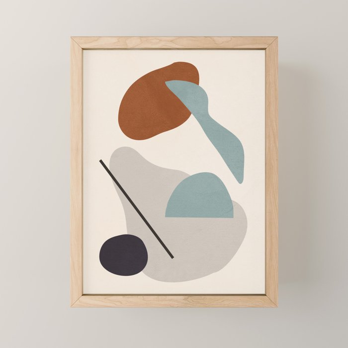 Abstract Shapes 11 Mini Art Print Gallery Image 1