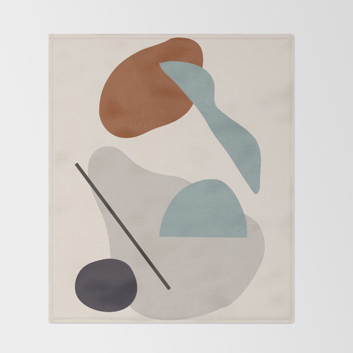 Abstract Shapes 11 Throw Blanket Gallery Image 2