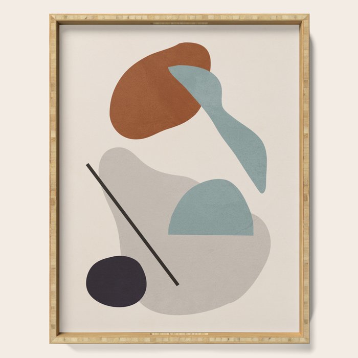 Abstract Shapes 11 Serving Tray Gallery Image 1