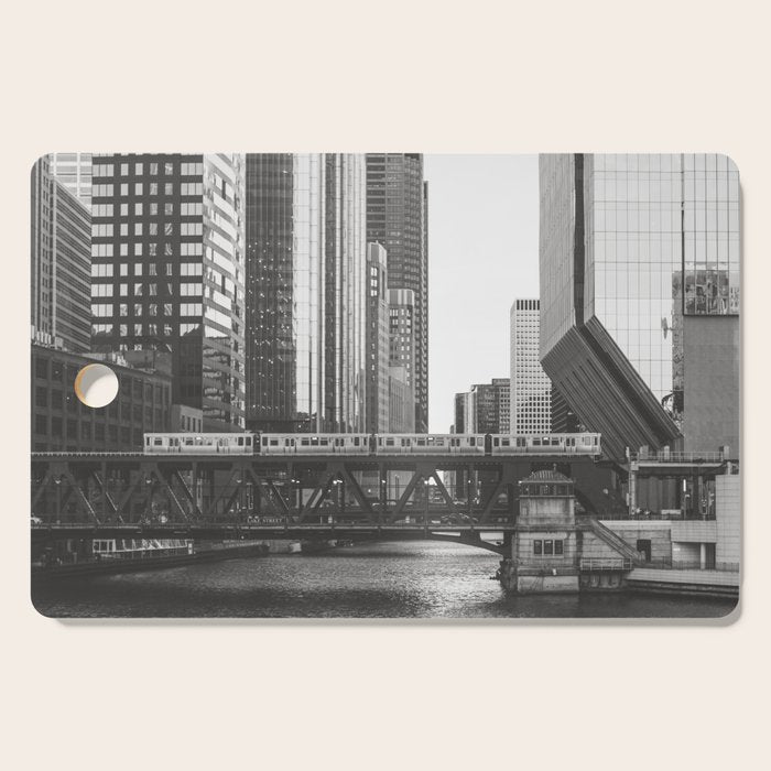 Lake Street - Chicago Photography Cutting Board Gallery Image 1