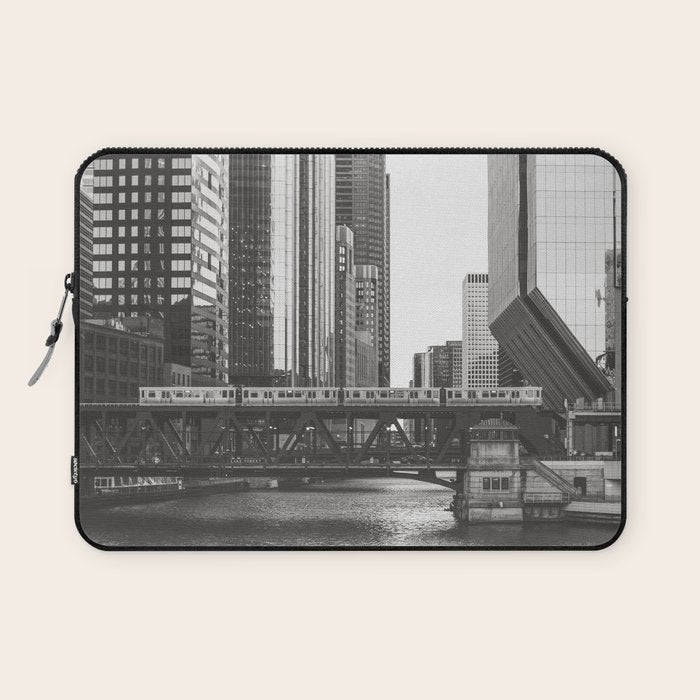 Lake Street - Chicago Photography Laptop Sleeve Gallery Image 1