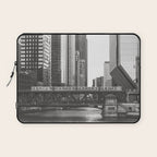 Lake Street - Chicago Photography Laptop Sleeve Gallery Image 1