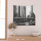 Lake Street - Chicago Photography Wall Tapestry Gallery Image 2