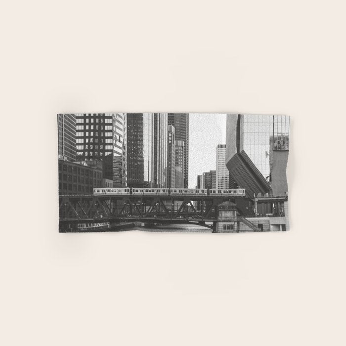 Lake Street - Chicago Photography Bath Towel Gallery Image 1
