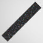 Colorful Night Sky on Black Table Runner Gallery Image 3