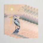 Great Blue Heron at Sunset Wrapping Paper Gallery Image 3