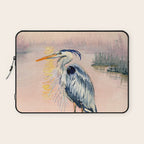 Great Blue Heron at Sunset Laptop Sleeve Gallery Image 1