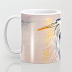 Great Blue Heron at Sunset Coffee Mug Gallery Image 3