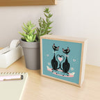 Vintage Kitty Love ©studioxtine Mini Art Print Gallery Image 2
