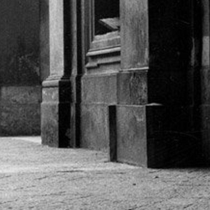 Two French Cats, Paris Left Bank black and white cityscape photograph / photography Coffee Mug Gallery Image 2