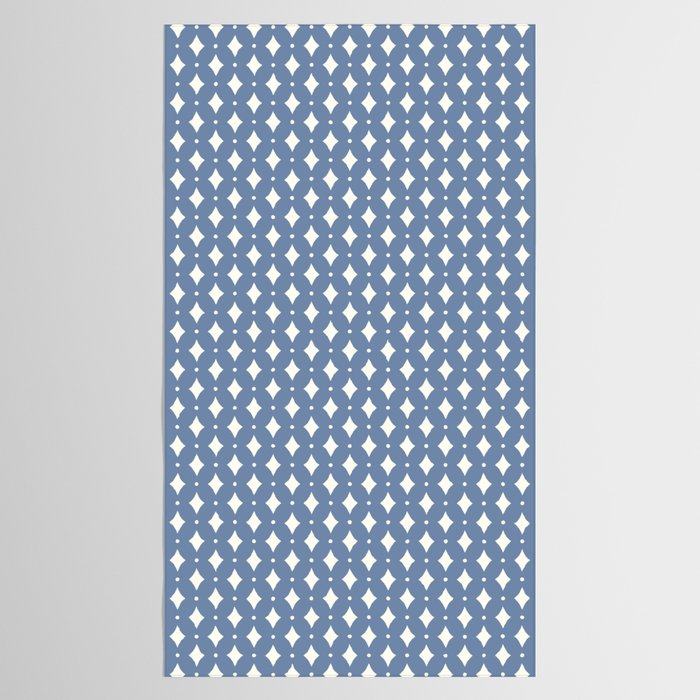 Vintage Stars V Blue Tablecloth Gallery Image 2