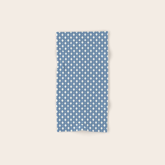 Vintage Stars V Blue Bath Towel Gallery Image 1