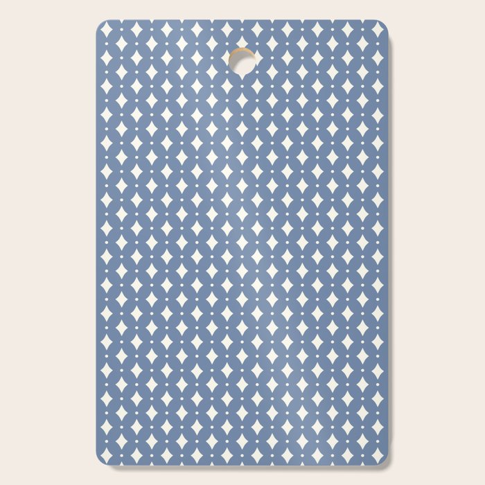 Vintage Stars V Blue Cutting Board Gallery Image 1