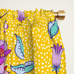 Vibrant Vintage Blooms Window Curtain Gallery Image 2