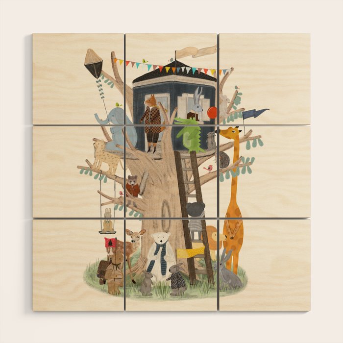 little playhouse Wood Wall Art Gallery Image 1