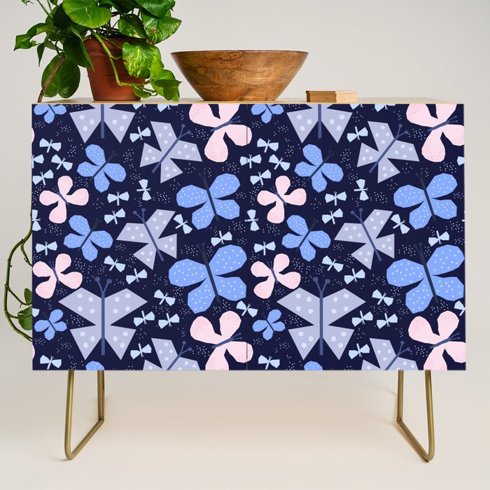Butterflies at night Credenza Gallery Image 1