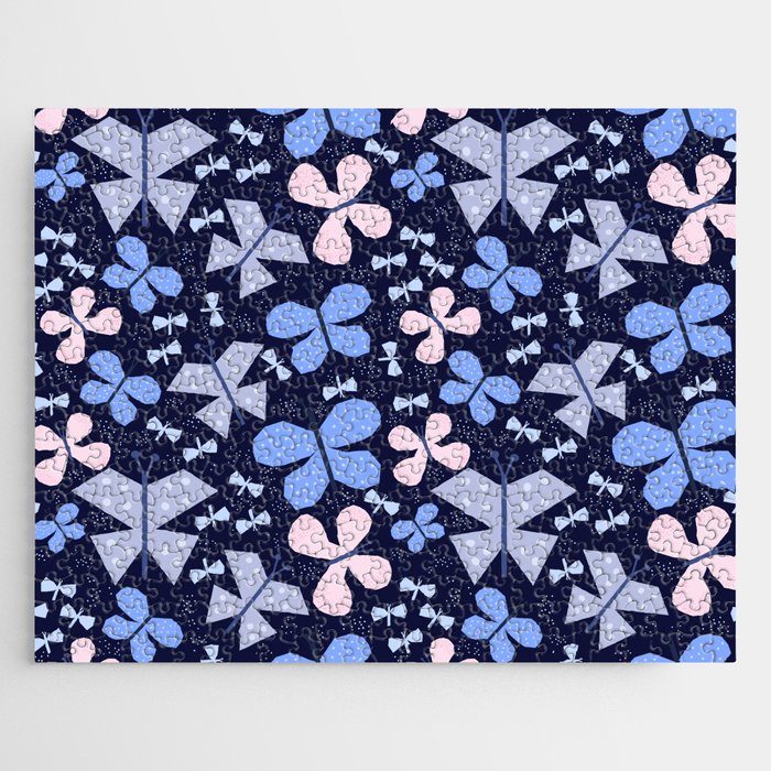 Butterflies at night Jigsaw Puzzle Gallery Image 1