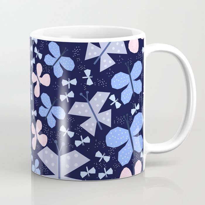 Butterflies at night Coffee Mug Gallery Image 1