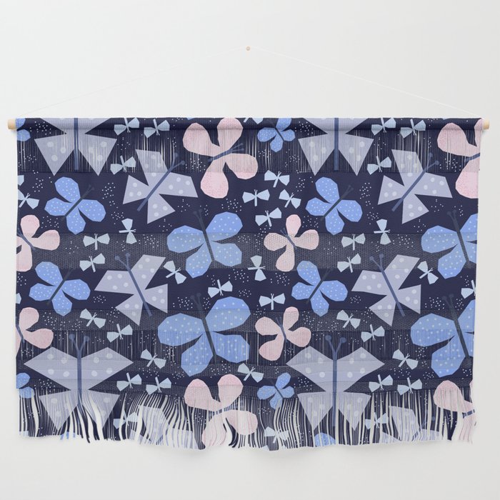 Butterflies at night Wall Hanging Gallery Image 1