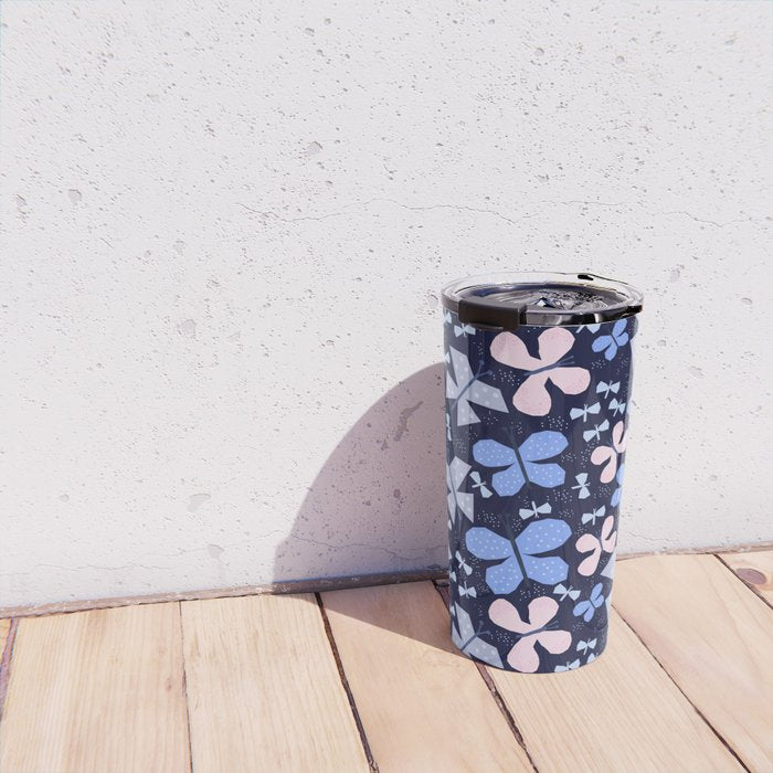 Butterflies at night Travel Mug Gallery Image 4